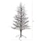 5ft. Pre-Lit Frosted Berry Twig Artificial Christmas Tree with Multicolored LED Lights